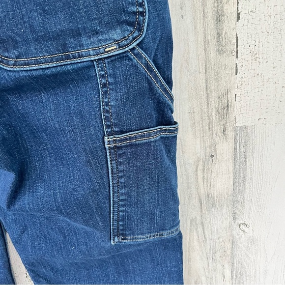 Carhartt Women’s Double Front Work Jeans Size 14. 34X31 Straight Leg - Picture 9 of 11